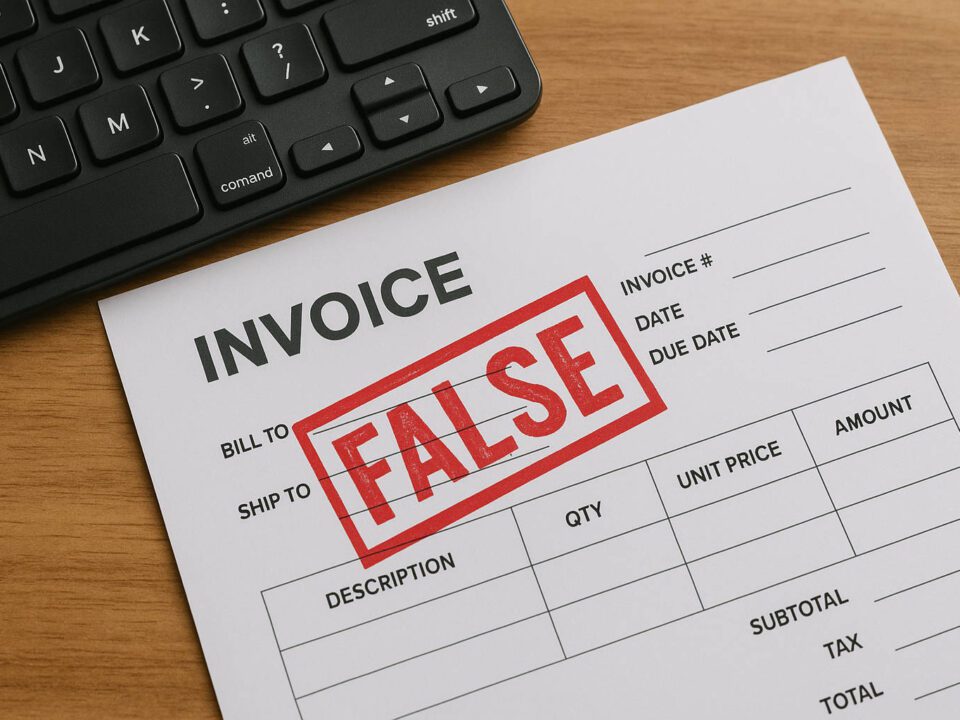 False or fake GST Invoices